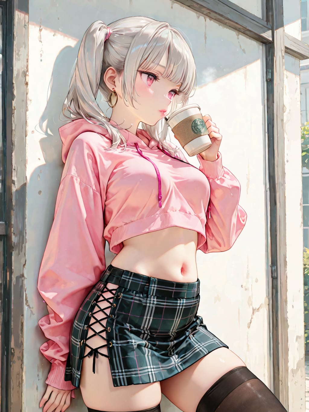 ミニスカでクロスレース