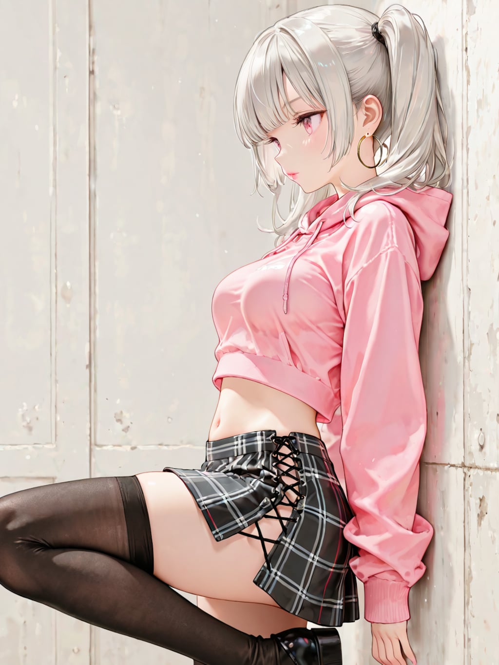 ミニスカでクロスレース