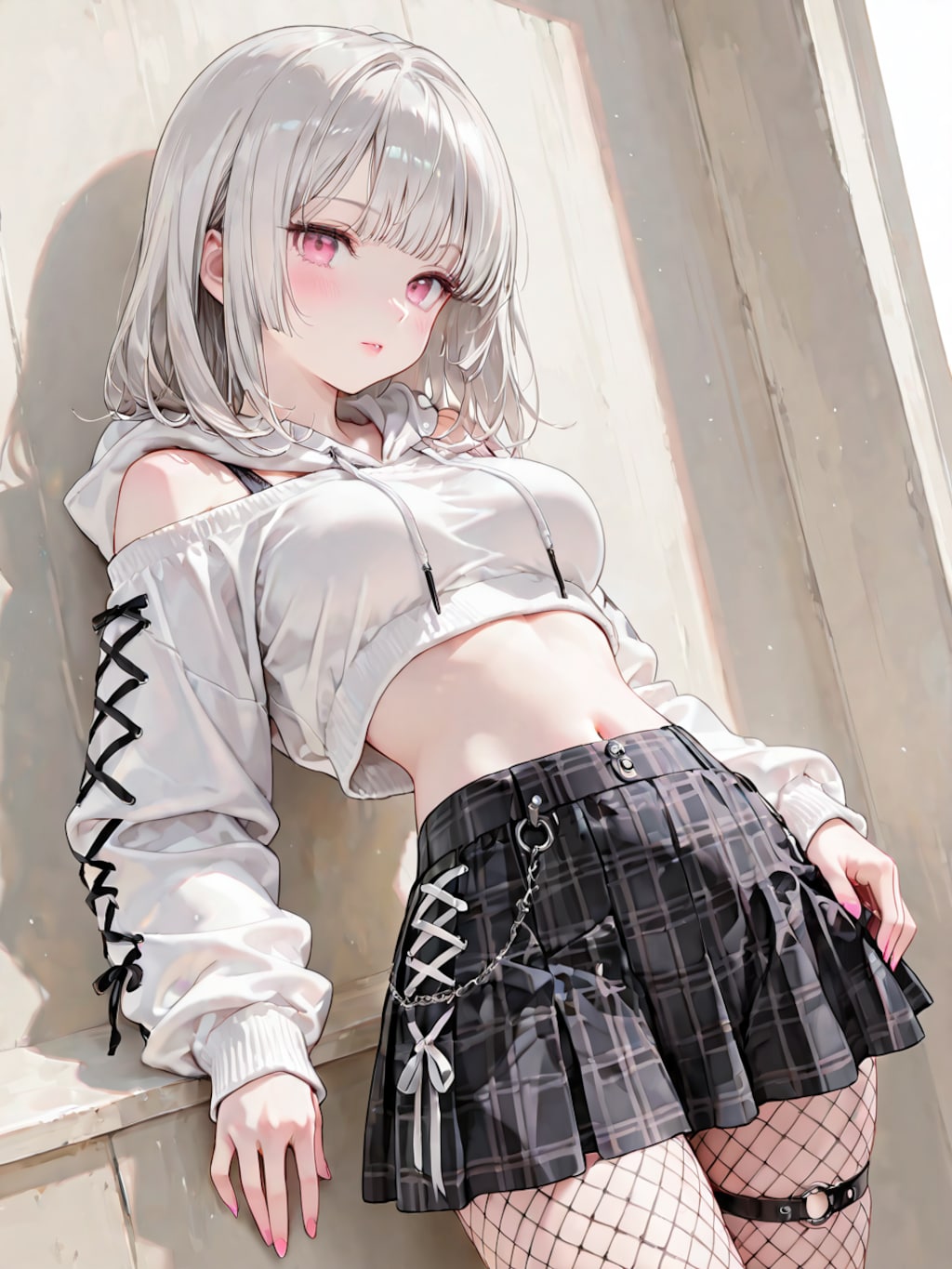 ミニスカでクロスレース