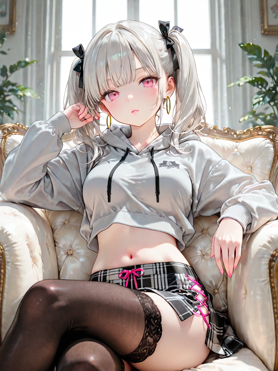 ミニスカでクロスレース | の人気AIイラスト・グラビア