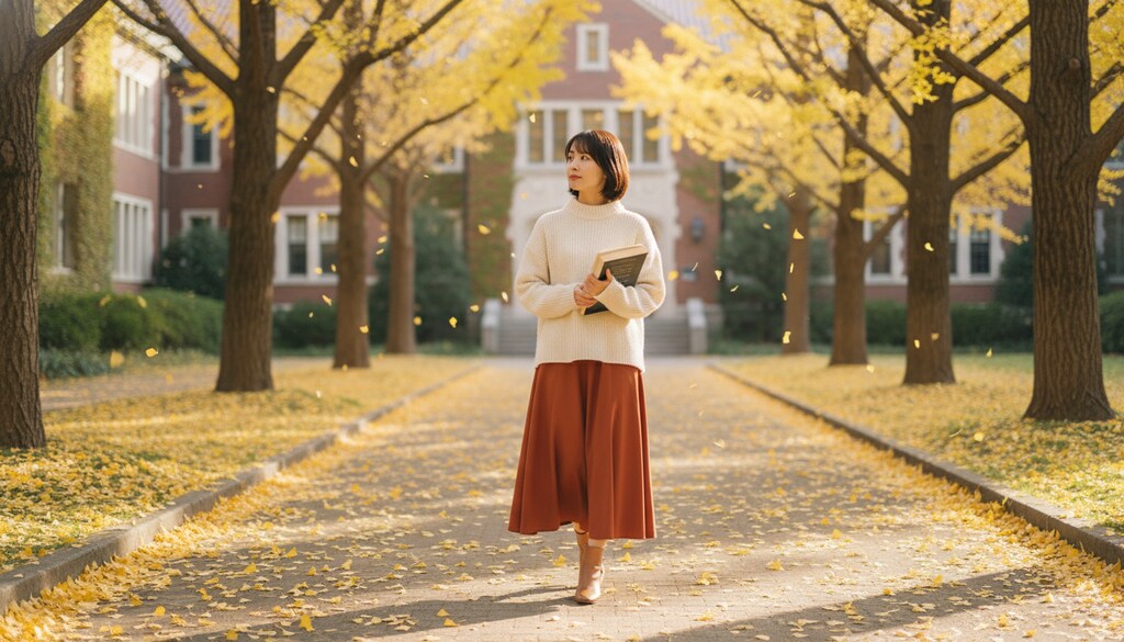 秋色のキャンパス