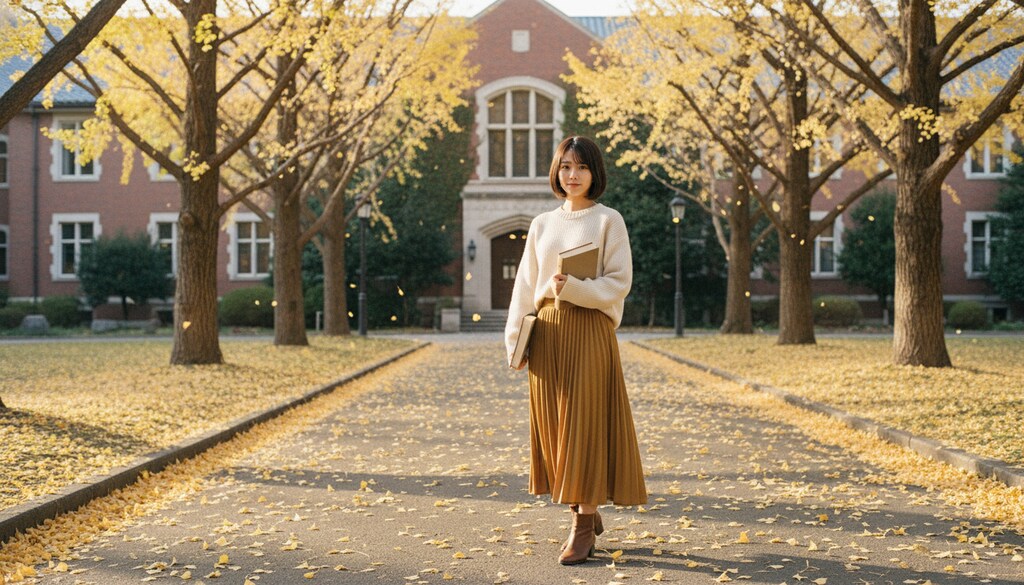 秋色のキャンパス