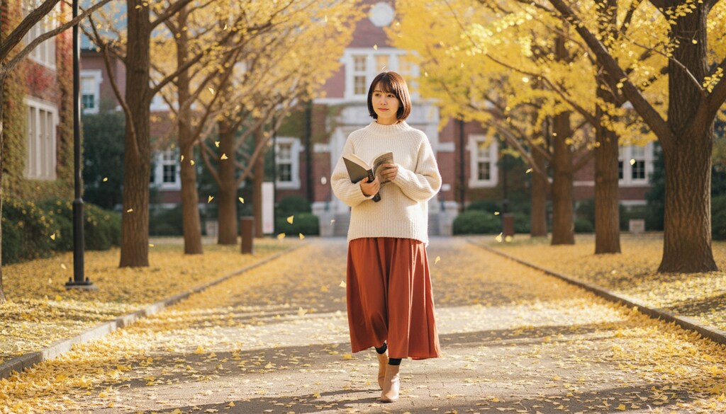 秋色のキャンパス