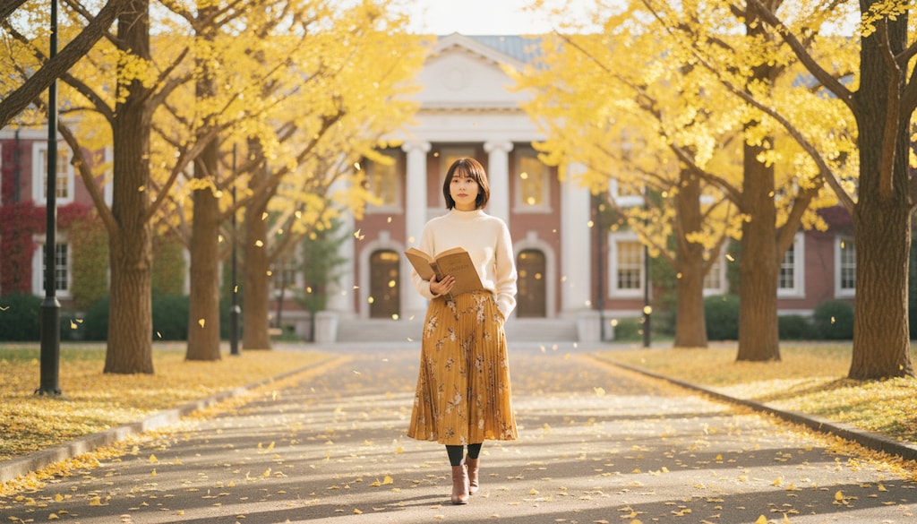 秋色のキャンパス