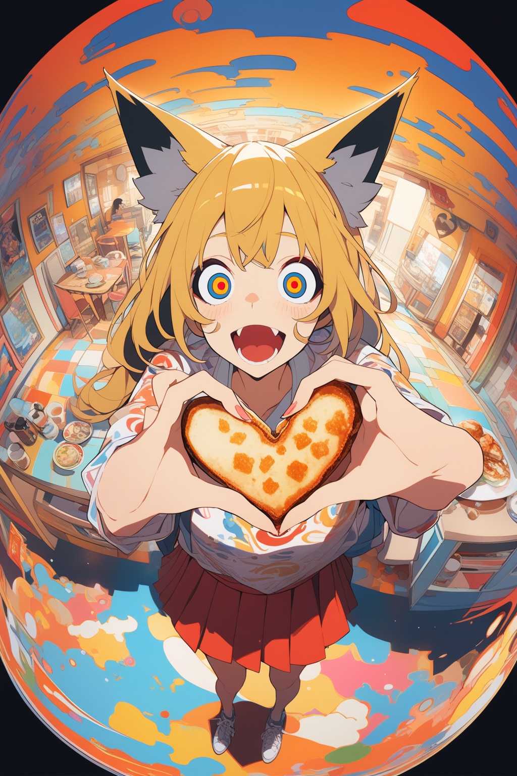 フラットなキツネ娘ちゃん