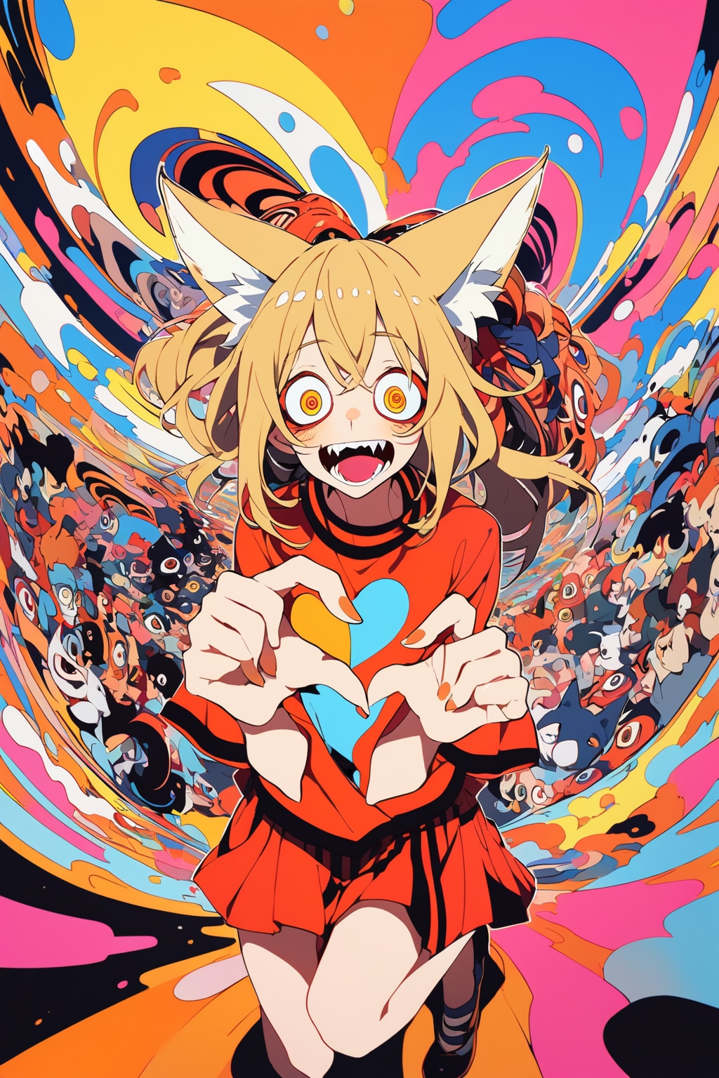 フラットなキツネ娘ちゃん