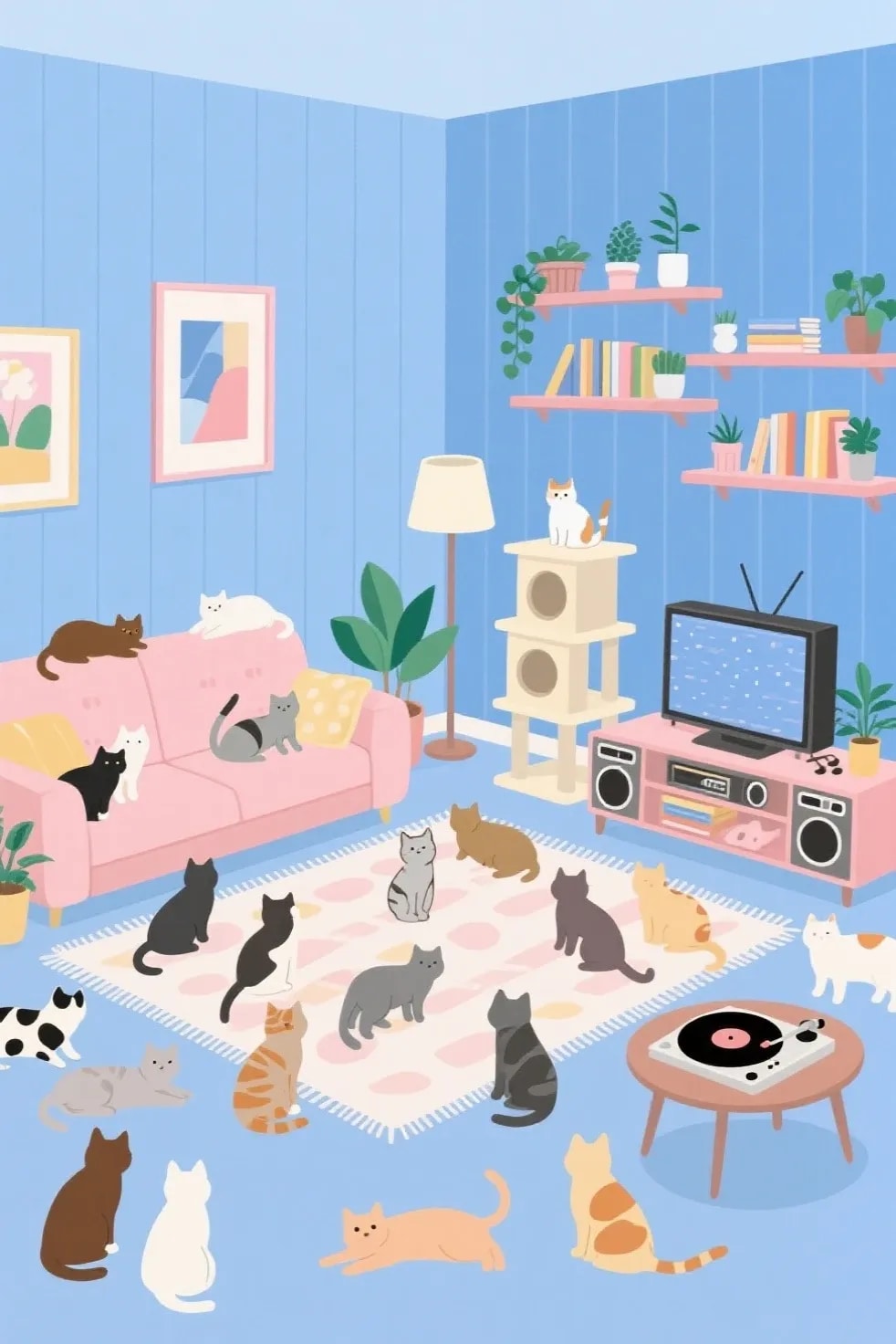 猫部屋 | の人気AIイラスト・グラビア