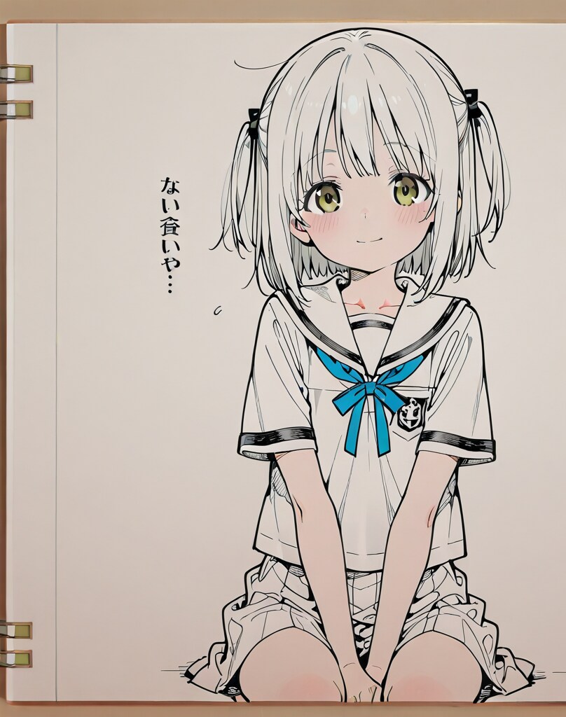 下書きの女の子 | の人気AIイラスト・グラビア