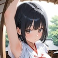 巨乳エロ巫女服ちゃん（魚眼レンズ） 2枚目