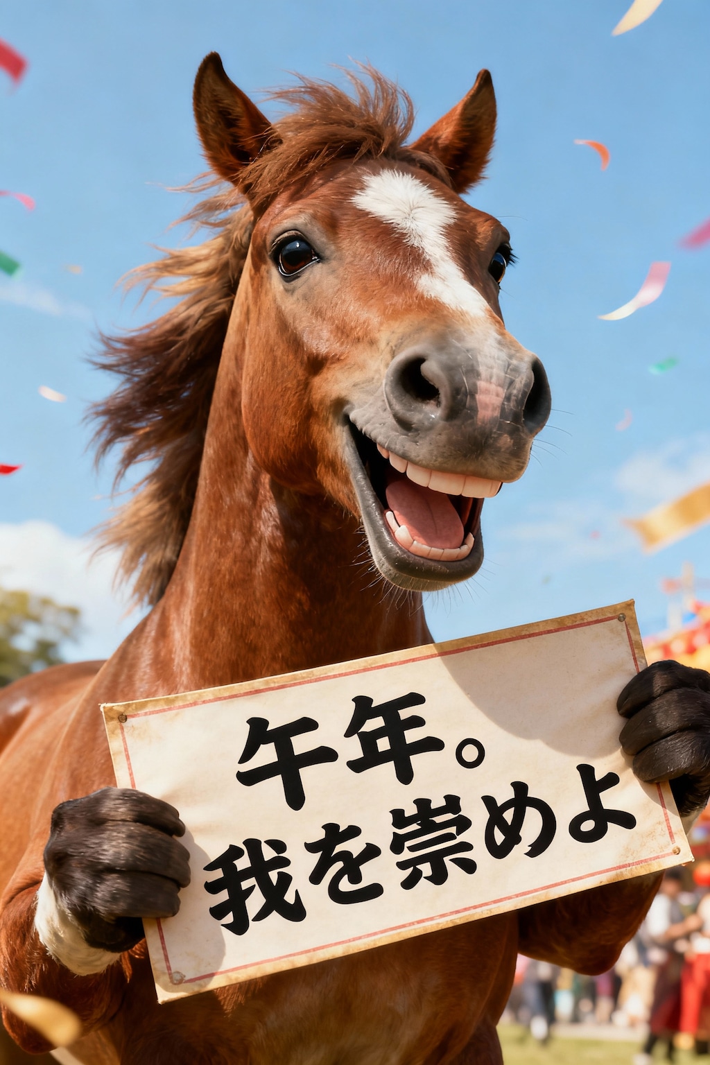 自己主張の強い馬