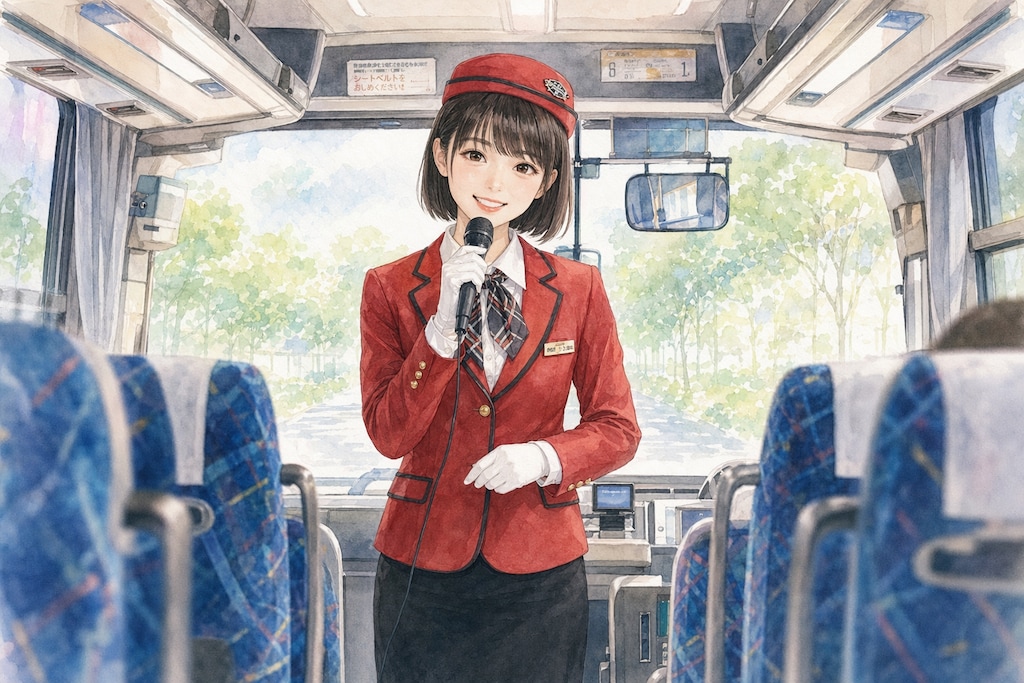 バスガイドさん