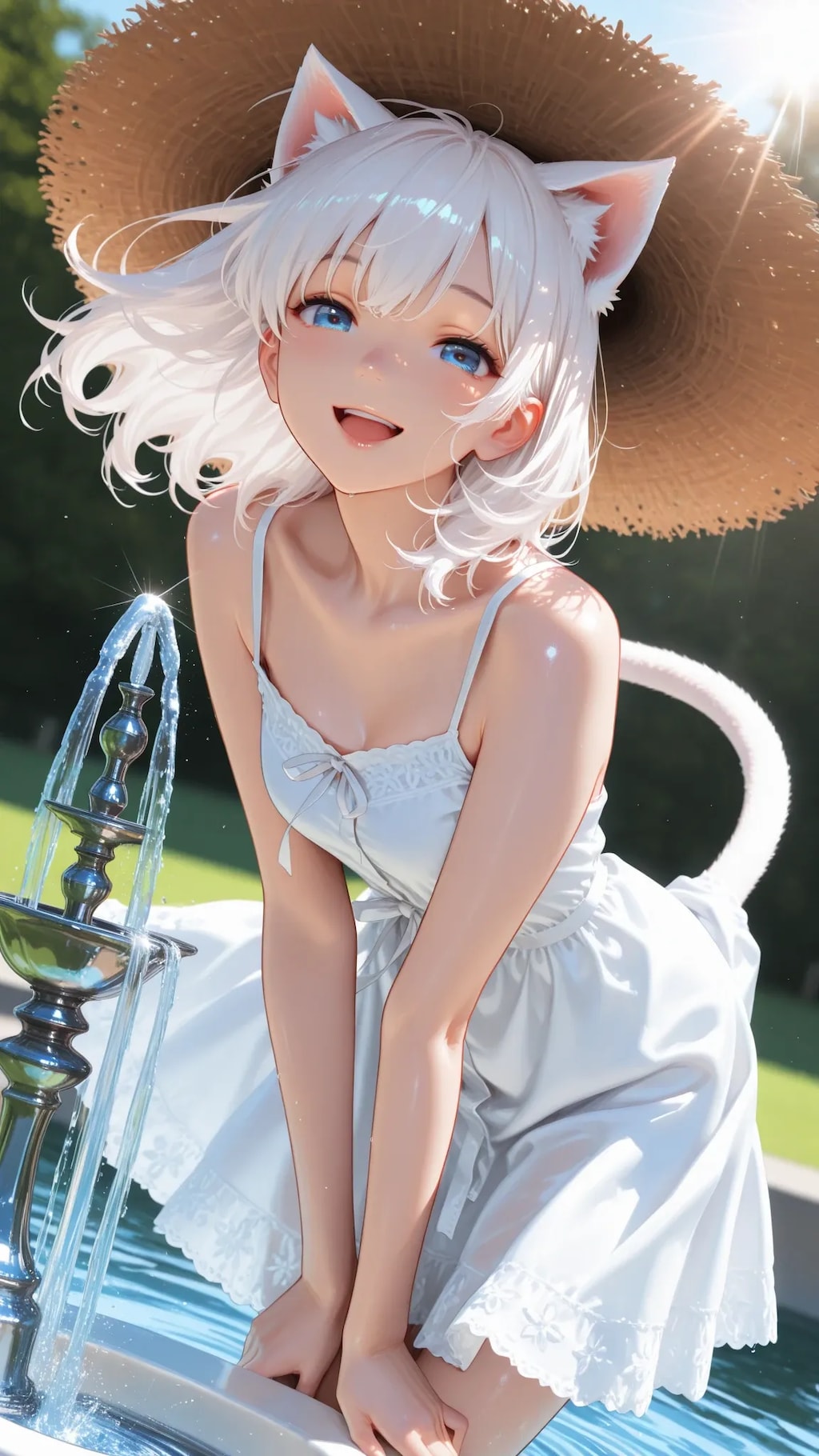 シロのサマードレス