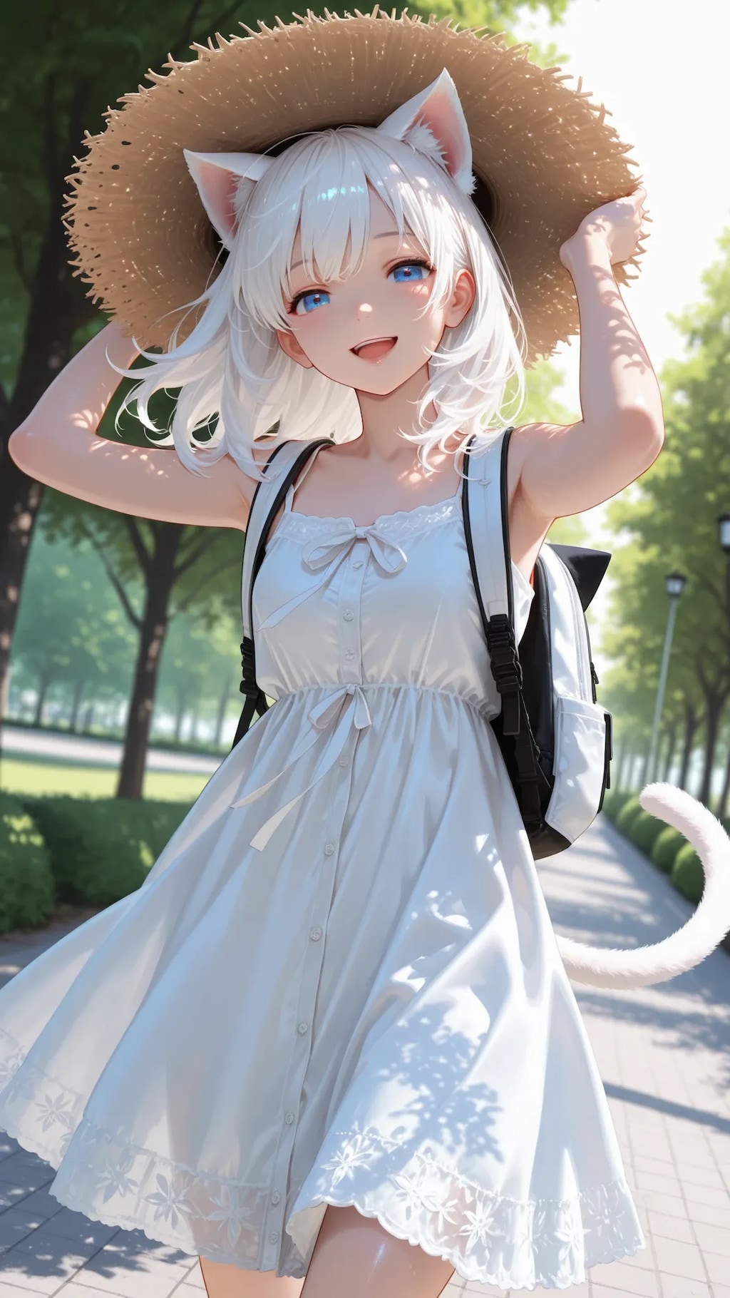 シロのサマードレス