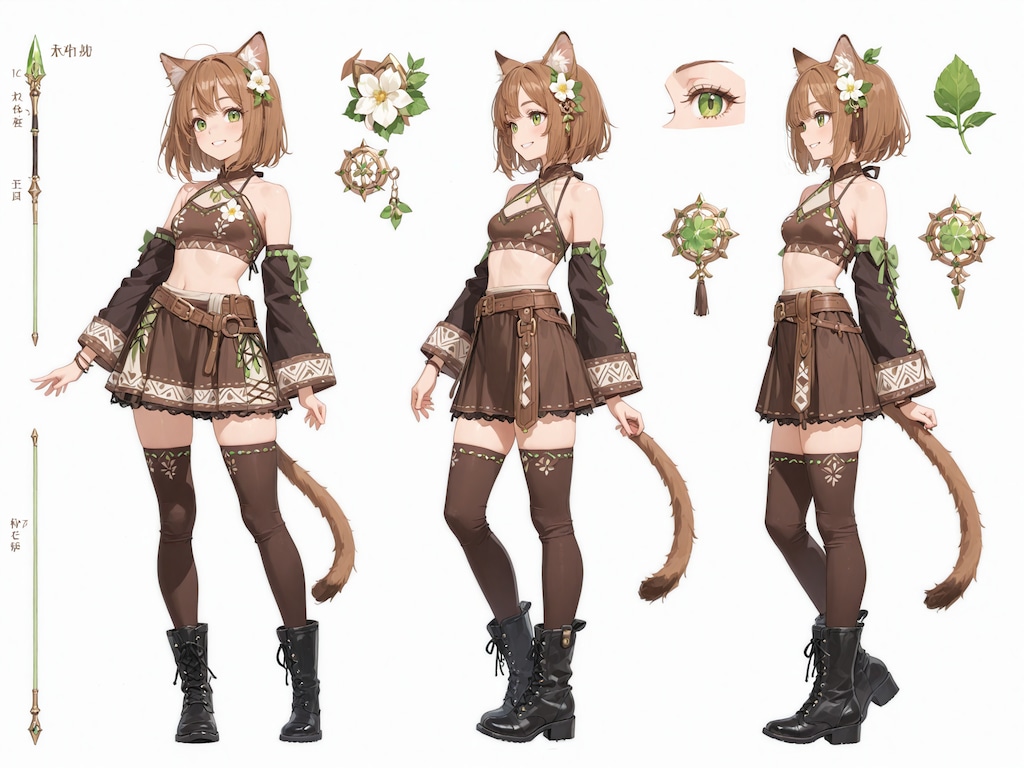 ニーア・マズナス・ドゥドゥナムエ 設定画風イラスト