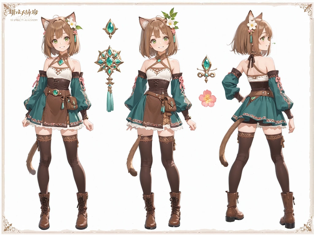 ニーア・マズナス・ドゥドゥナムエ 設定画風イラスト