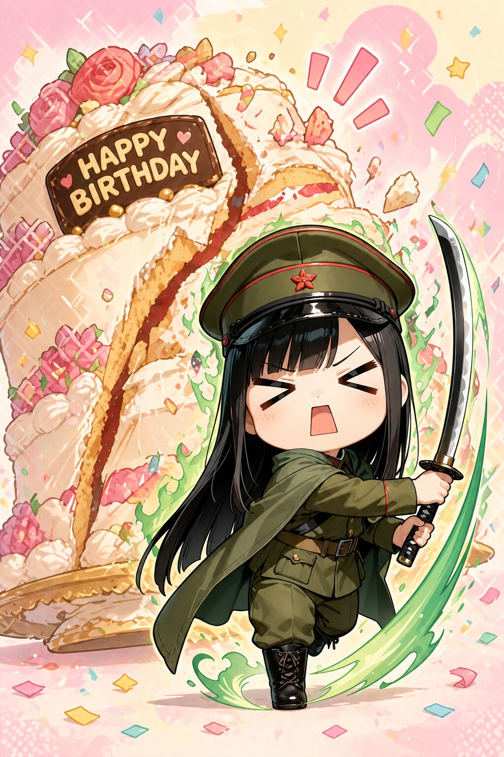 【誕生日FA】加藤少尉。 | の人気AIイラスト・グラビア