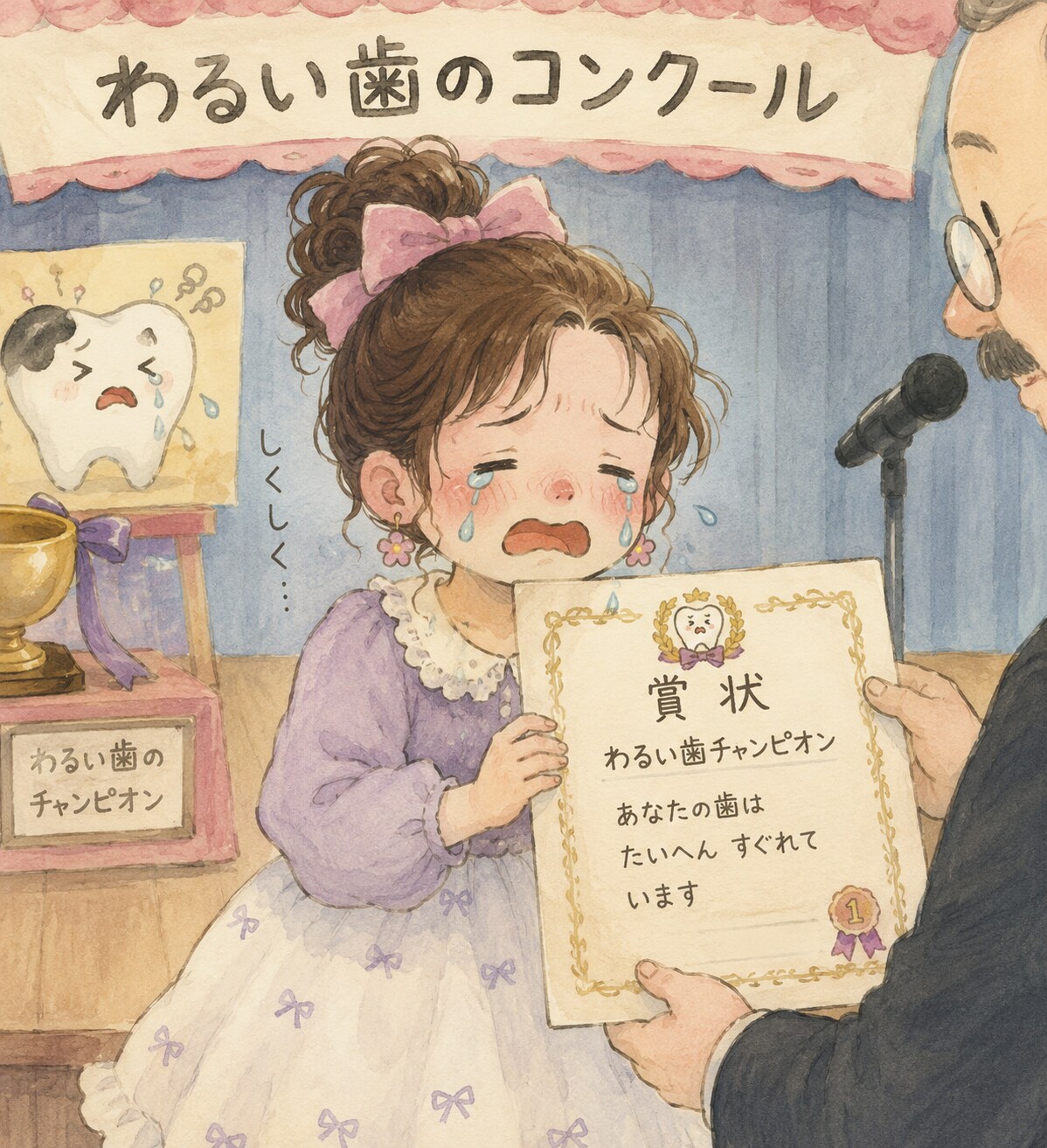 怖い夢をみたおねえさん