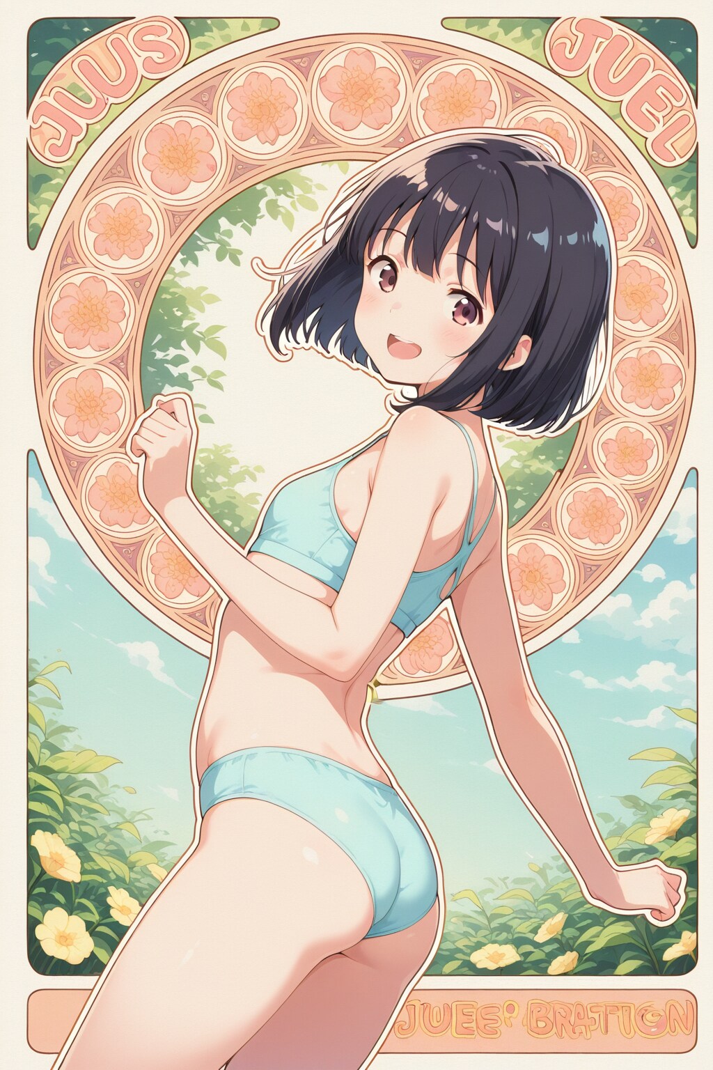 水着少女