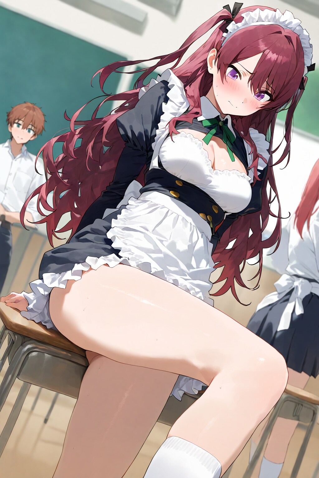 ※オマケです（ママみおねーさん＆赤毛紫目美少女）