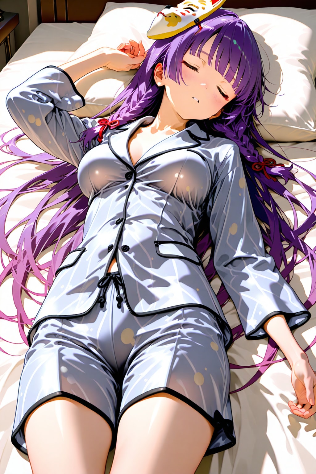 凛々花店長も夏祭りを楽しんで疲れたのかぐっすりと寝てる様ですが………。