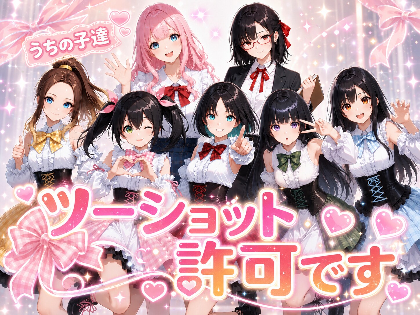 うちの子達はツーショットOKです✨ | の人気AIイラスト・グラビア