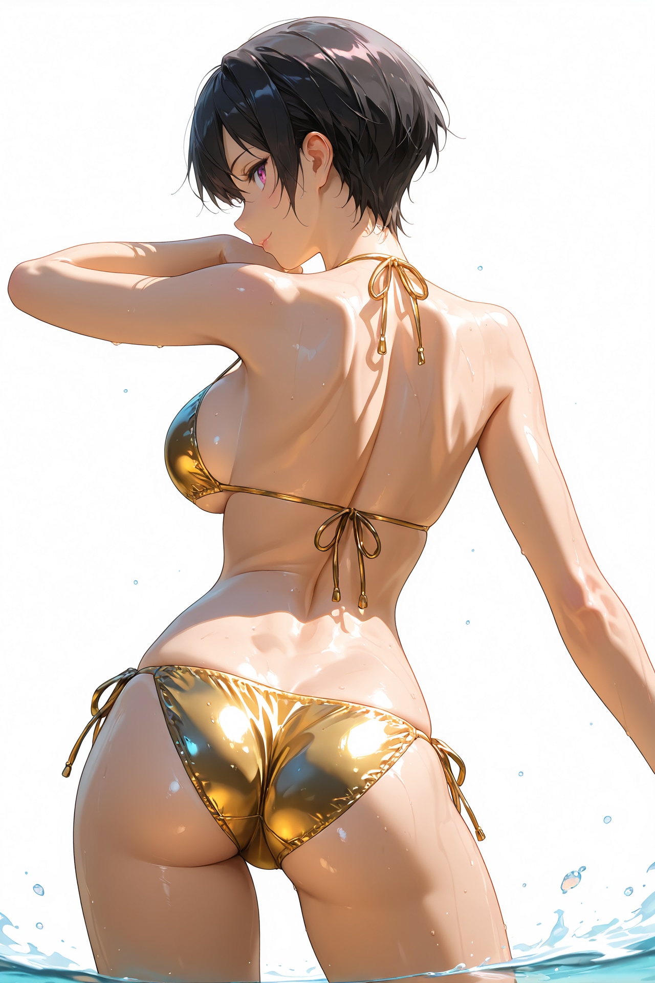金ビキニのオリキャラちゃんたち