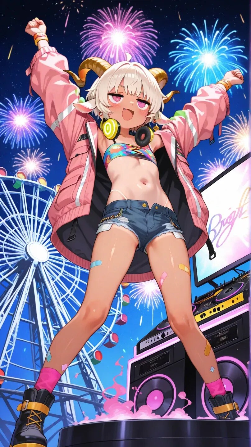 エグいドロップをくらわすヤギ