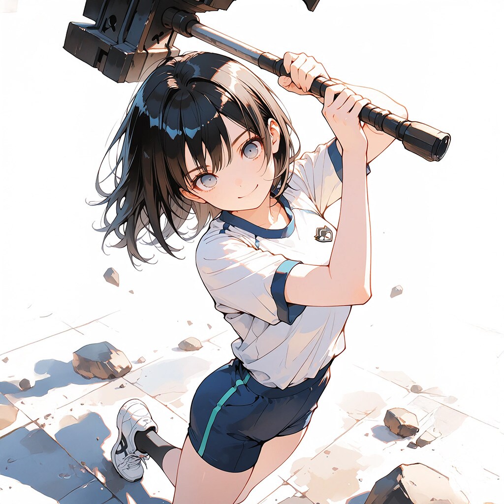 闘技部女子3-2『先輩みたいな槌使いになるんだ』