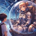 宇宙帰還船の展示 4枚目