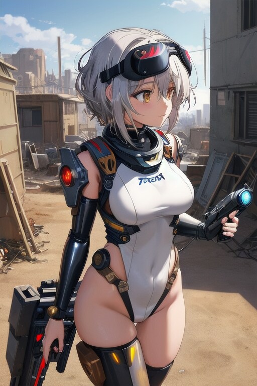 銀髪アンドロイドさん3