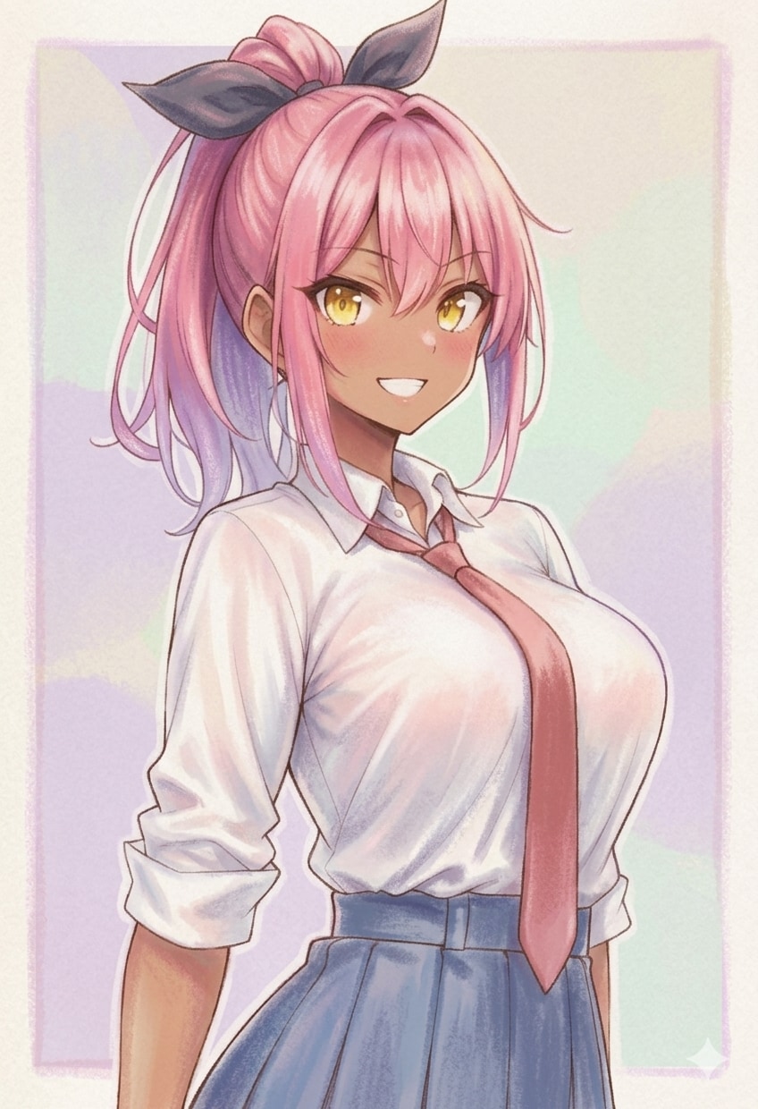 渚沙　パステル風 | の人気AIイラスト・グラビア