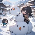 雪だるま 2枚目