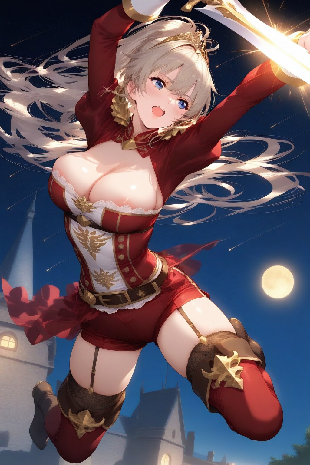 #WAVE モデル【オリジナルキャラの美少女騎士画像】Ver.03