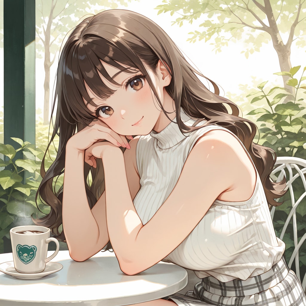 お洒落なカフェテラス | の人気AIイラスト・グラビア