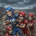 🏈泥まみれの女子アメフト 170 9枚目