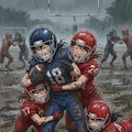 🏈泥まみれの女子アメフト 170 4枚目