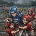 🏈泥まみれの女子アメフト 170 3枚目