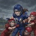 🏈泥まみれの女子アメフト 170 2枚目