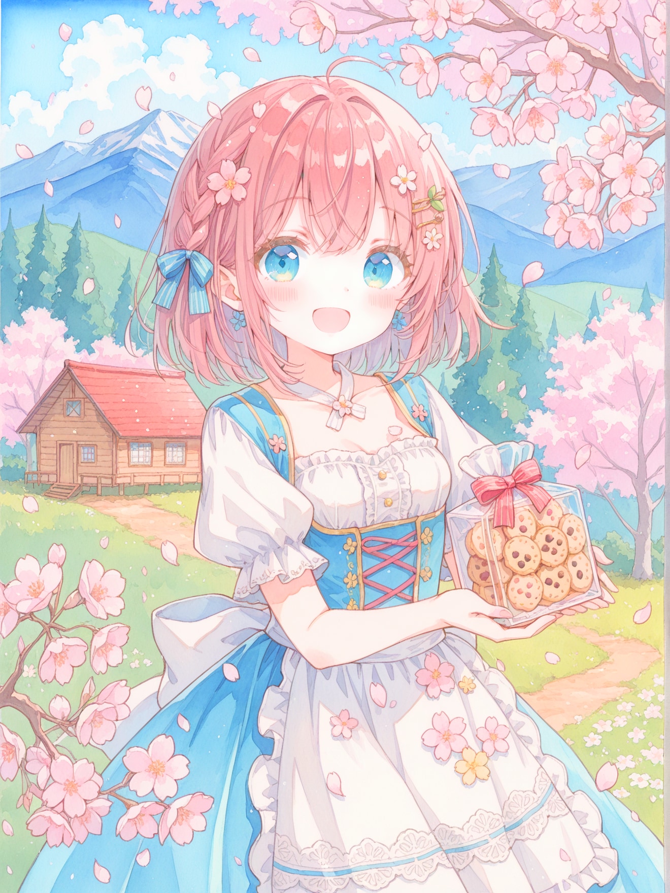 桜咲くホワイトデー | の人気AIイラスト・グラビア