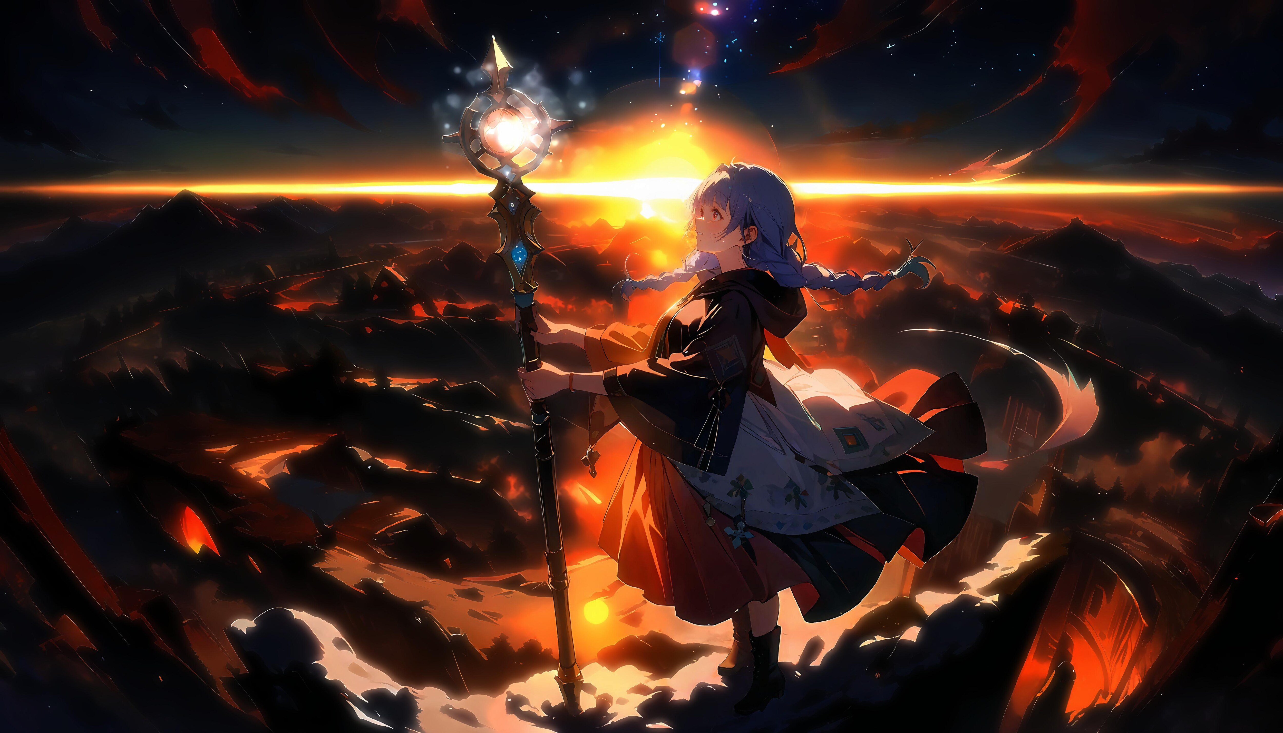 Twilight on the Icebound Horizon | の人気AIイラスト・グラビア