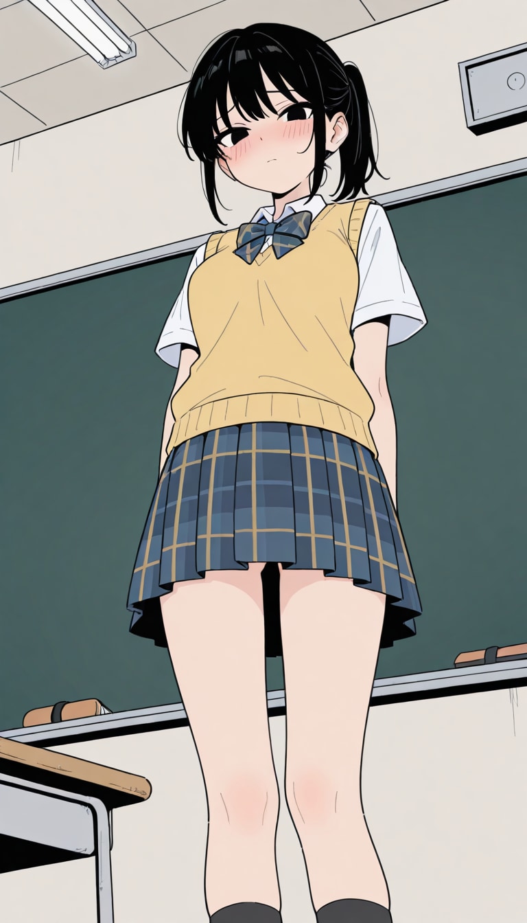 クラスメートのパンチラ撮影