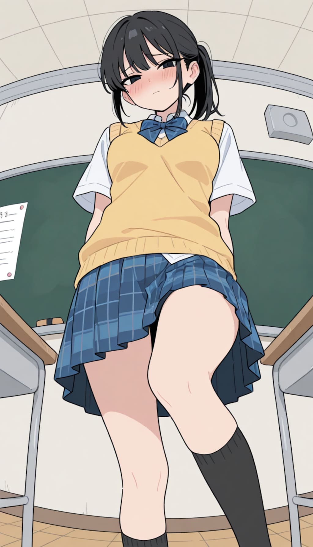クラスメートのパンチラ撮影