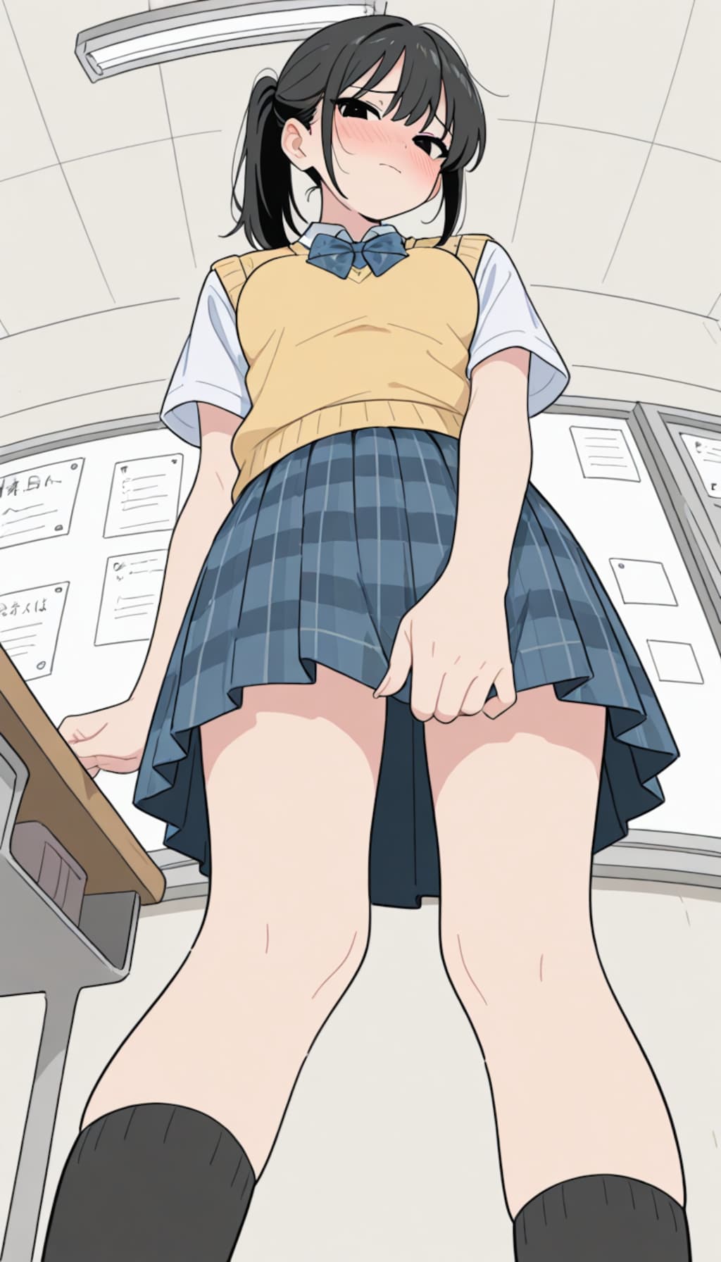 クラスメートのパンチラ撮影