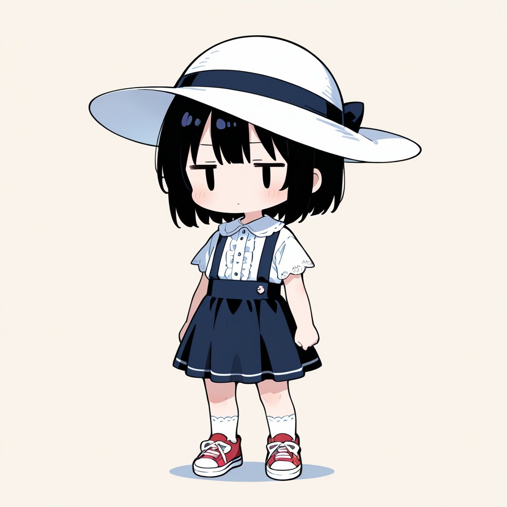 帽子を被る