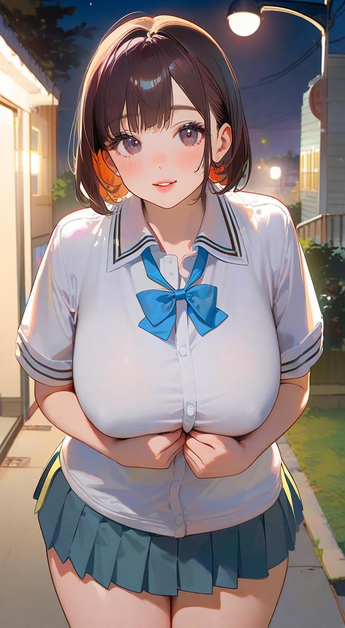 ねぇ、もう暗いから一緒に帰ろ？だめ？