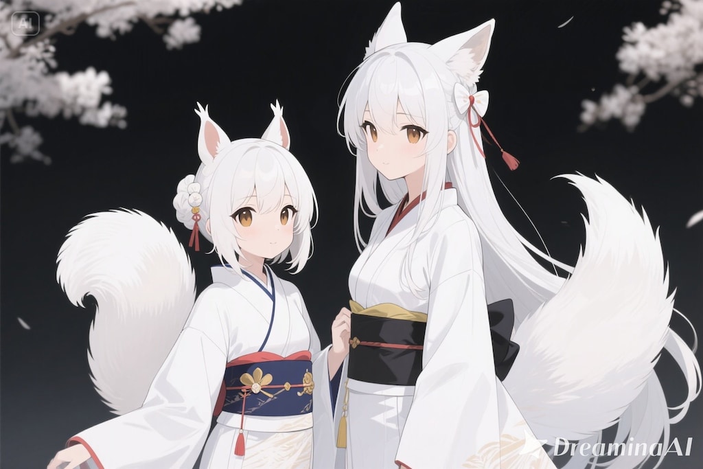 もしキツネの御神体様とリスの御神体が出会ったら…？