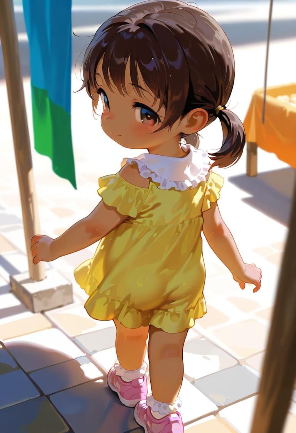 褐色ロリっ娘と春の日のおでかけ