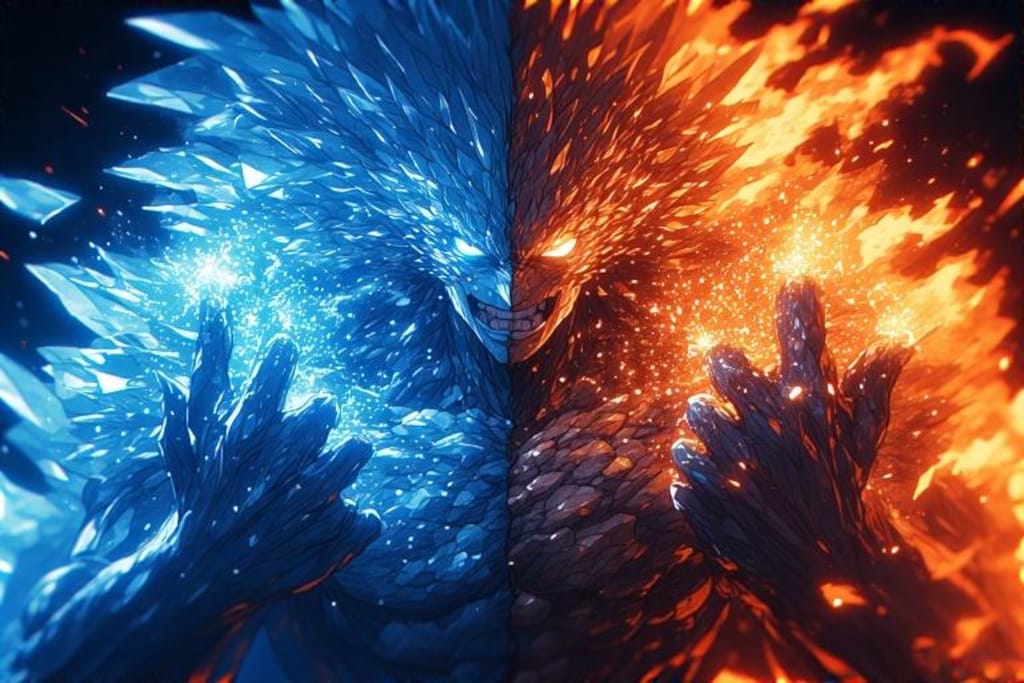 花火する氷炎将軍