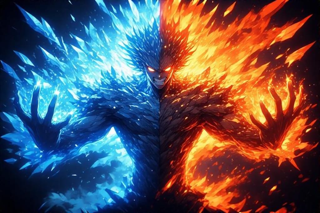 花火する氷炎将軍