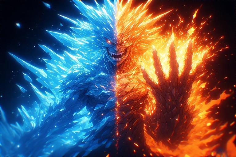 花火する氷炎将軍 | の人気AIイラスト・グラビア